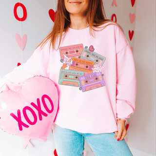 V - Day Cassette Sweatshirt - Bray and Em Boutique