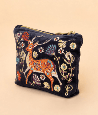 Velvet Embroidered Pouches - Bray and Em Boutique