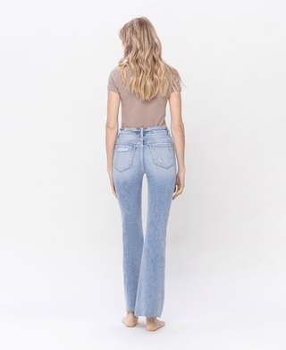 Vervet Favorite Go - To HW Distressed Hem Jeans - Bray and Em Boutique