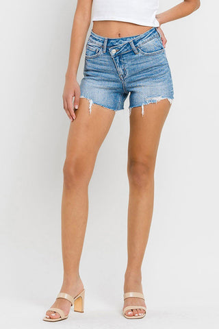 Vervet HR Criss Cross Front Shorts - Bray and Em Boutique
