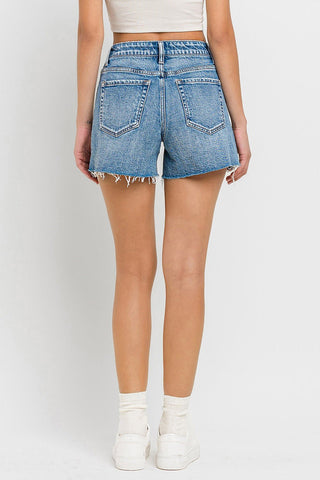 Vervet HR Total Stride Raw Hem Shorts - Bray and Em Boutique