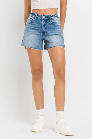 Vervet HR Total Stride Raw Hem Shorts - Bray and Em Boutique