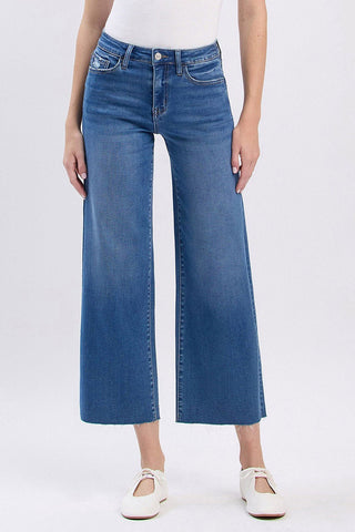Vervet HR You Admire Crop Wide Jeans - Bray and Em Boutique