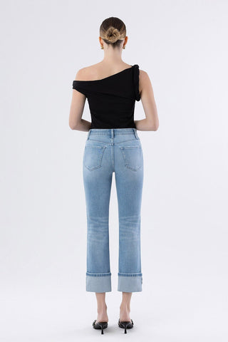 Vervet Main Street Cuffed Jeans - Bray and Em Boutique