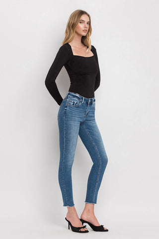 Vervet Midnight Edge Crop Skinny Jeans - Bray and Em Boutique