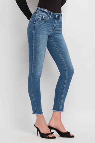 Vervet Midnight Edge Crop Skinny Jeans - Bray and Em Boutique