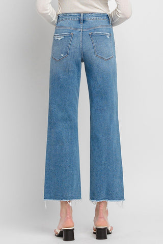 Vervet Practical Energy Ankle Wide Leg jeans - Bray and Em Boutique