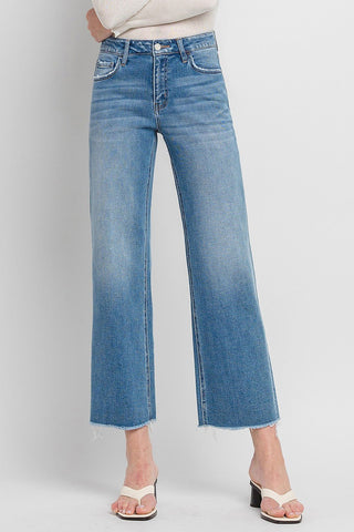 Vervet Practical Energy Ankle Wide Leg jeans - Bray and Em Boutique
