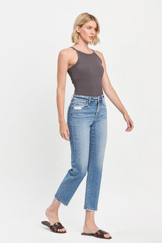 Vervet Soho High Rise Straight Jeans - Bray and Em Boutique