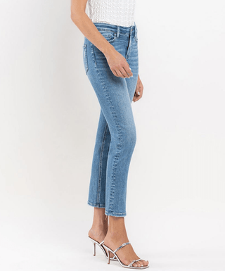 Vervet Superb Fashion HR Slim Straight Jean - Bray and Em Boutique
