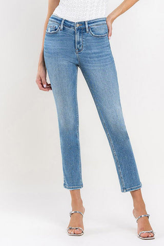 Vervet Superb Fashion HR Slim Straight Jean - Bray and Em Boutique
