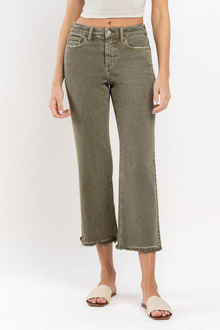 Vervet Take A Guess HR Ankle Straight Jean - Bray and Em Boutique