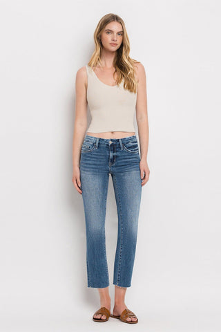 Vervet Vintage Muse Crop Denim Jeans - Bray and Em Boutique