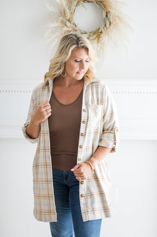 Views From Here Shacket Dress - Bray and Em Boutique