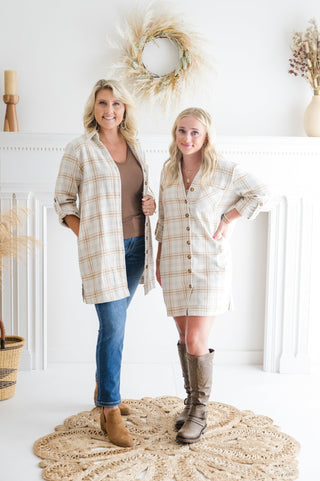 Views From Here Shacket Dress - Bray and Em Boutique