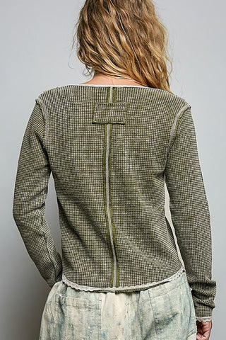 Vintage Ease Thermal Top - Bray and Em Boutique