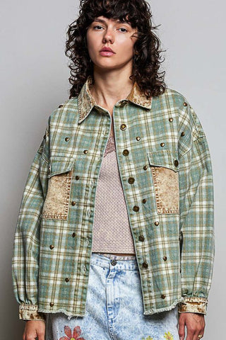 Vintage Heartbreaker Shacket - Bray and Em Boutique