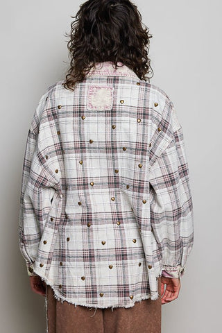 Vintage Heartbreaker Shacket - Bray and Em Boutique