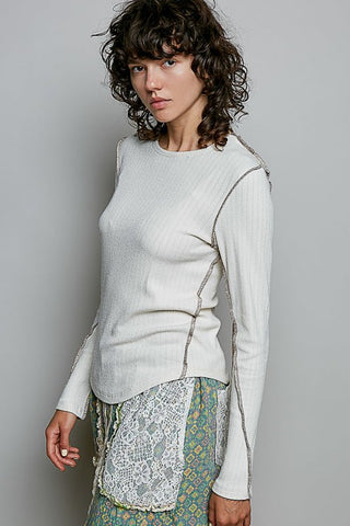 Vintage Stitch Knit Top - Bray and Em Boutique