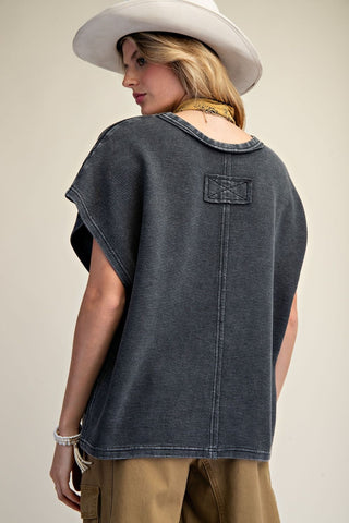 Vintage Texture Pullover - Bray and Em Boutique