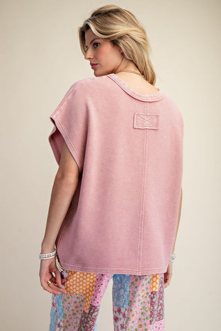 Vintage Texture Pullover - Bray and Em Boutique
