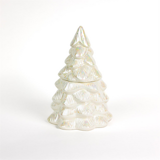 Sweet Grace White Holiday Tree Candle