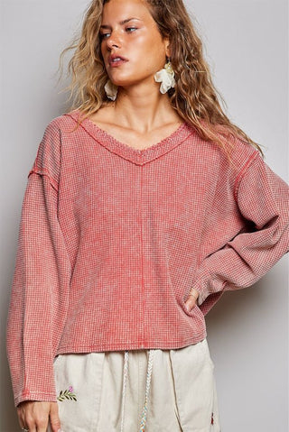 Waffle Knit Wonder Top - Bray and Em Boutique