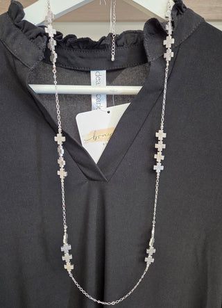 Walk by Faith Cross Necklace - Bray and Em Boutique