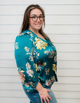 Walking Through Floral Blouse - Bray and Em Boutique