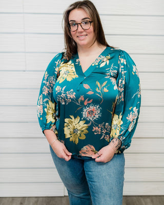 Walking Through Floral Blouse - Bray and Em Boutique