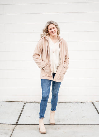 We Mean Business Hooded Coat - Bray and Em Boutique
