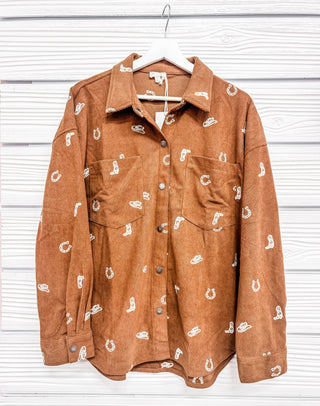 We Mean It Cowgirl Shirt - Bray and Em Boutique