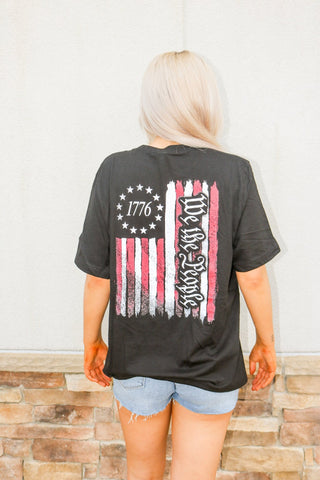 We The People Flag Graphic Tee - Bray and Em Boutique