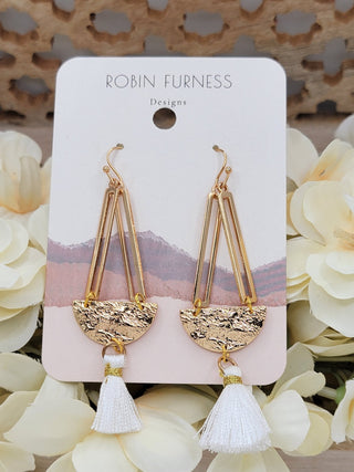 Weighted Tassel Earrings - Bray and Em Boutique