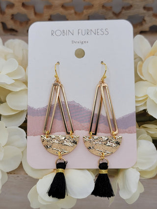 Weighted Tassel Earrings - Bray and Em Boutique