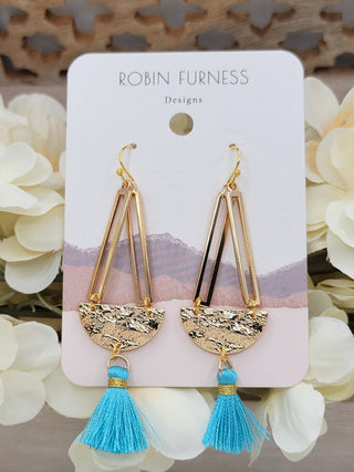 Weighted Tassel Earrings - Bray and Em Boutique