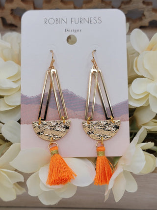 Weighted Tassel Earrings - Bray and Em Boutique