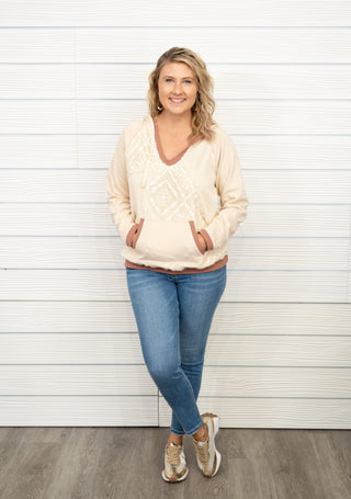 Whenever You Go Out Crochet Hoodie - Bray and Em Boutique