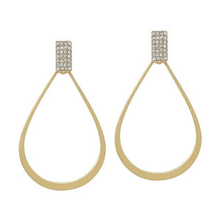 Whimsically Me Teardrop Rhinestone Earrings - Bray and Em Boutique