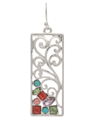 Whimsy Garden Filigree Earrings - Bray and Em Boutique