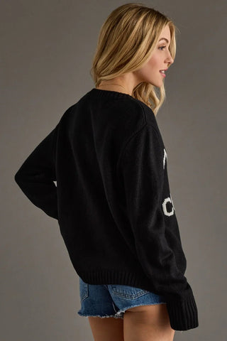 “Whiskey and Cowboys” Sweater - Bray and Em Boutique