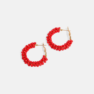 Whispers Colorburst Bead Hoop - Bray and Em Boutique
