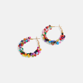 Whispers Colorburst Bead Hoop - Bray and Em Boutique