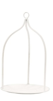 White Farmhouse Metal Lantern - Bray and Em Boutique
