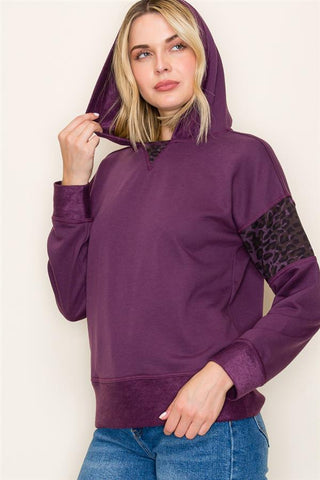 Wild Accents Hooded Top - Bray and Em Boutique