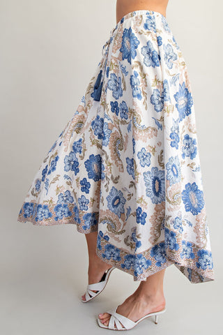 Wildflowers Wave Midi Skirt - Bray and Em Boutique