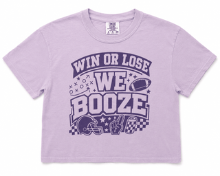 Win or Lose We Booze Graphic Tee - Bray and Em Boutique