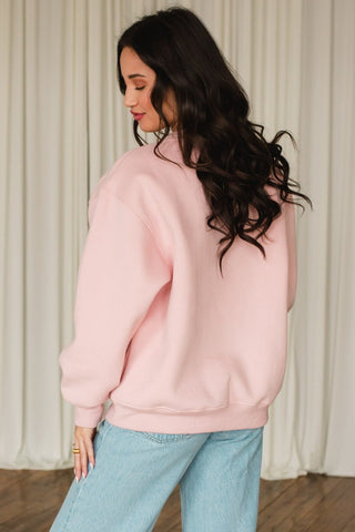 "WINE" Embroidered Sweatshirt - Bray and Em Boutique