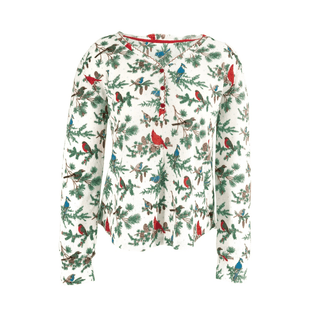 Winter Birds Pajama Top - Bray and Em Boutique