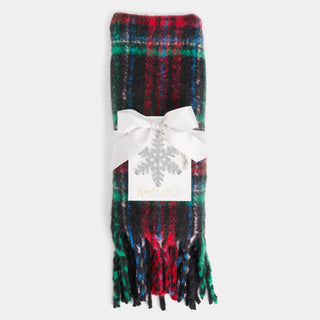 Winter Moments Plaid Scarf & Ornament Set - Bray and Em Boutique